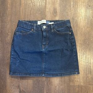 GAP Blue Mini Skirt Casual Denim